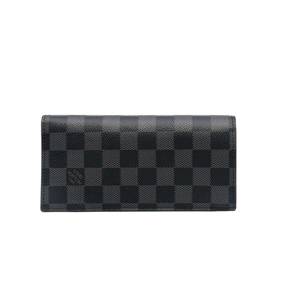 long wallet black/grey damier graphite