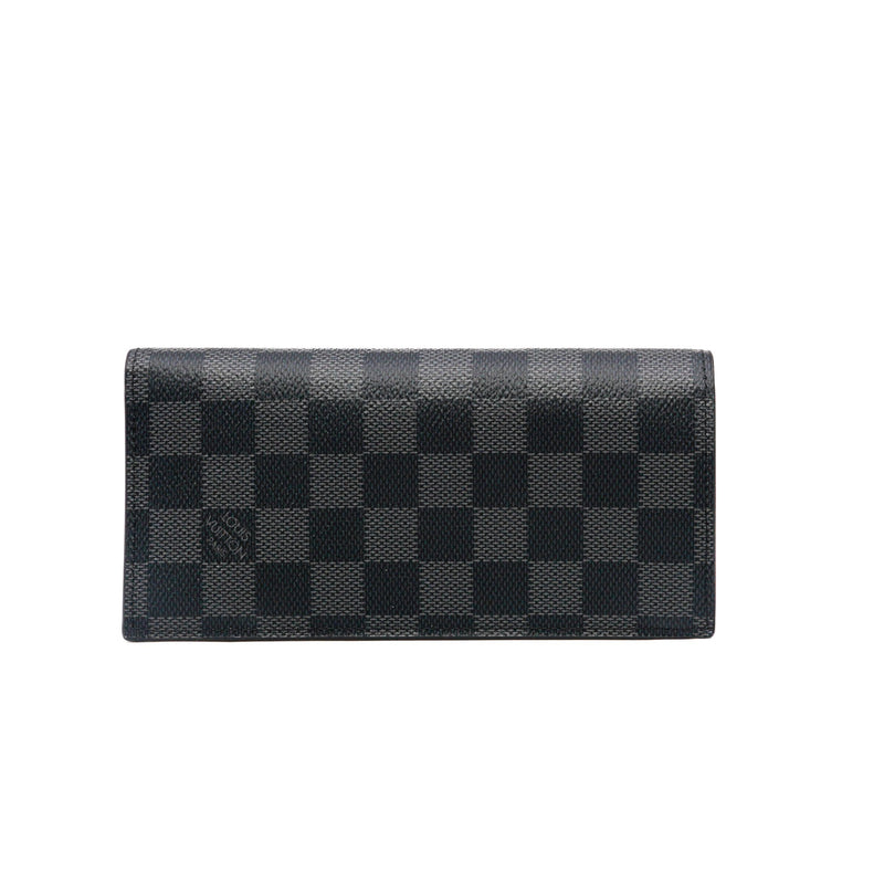 long wallet black/grey damier graphite