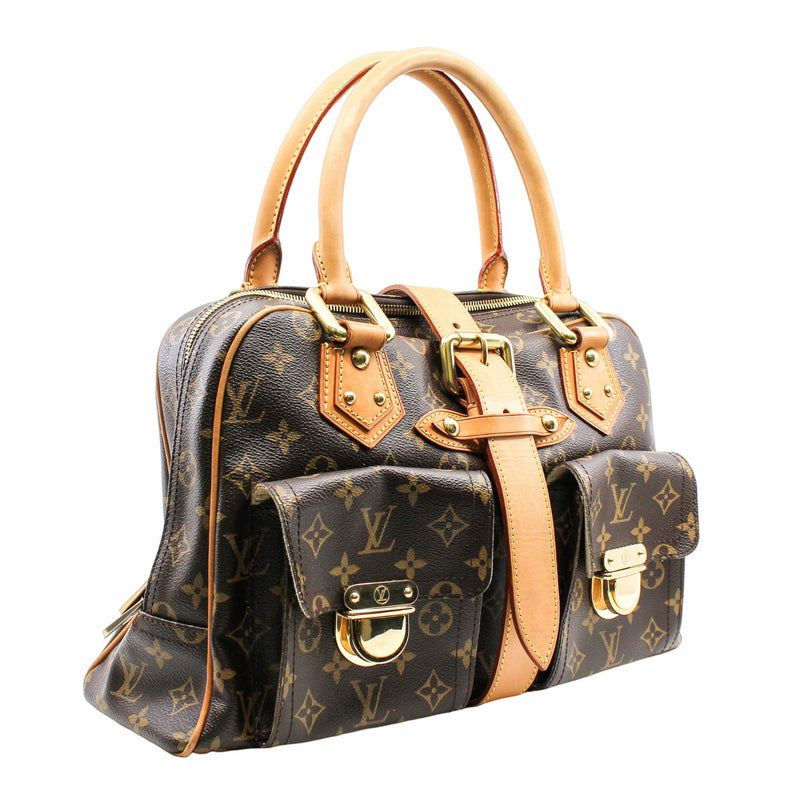 MANHATTAN tote zippy monogram ghw - L'UXE LINK