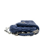 thumbnail nappa matelasse crystal in navy calfskin phw