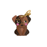 thumbnail dog bag charm in monogram leather ghw