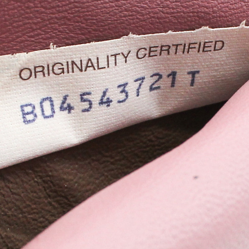 long wallet leather pink - L'UXE LINK