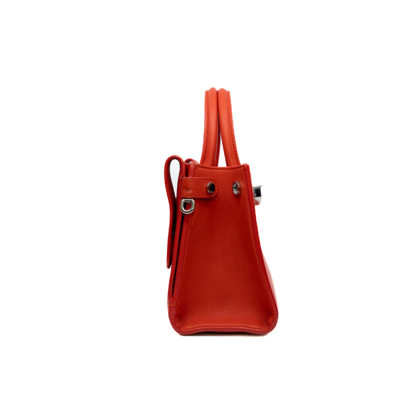 Mini Diorever Calfskin Orange Red Bag Phw 2016 with Strap - L'UXE LINK