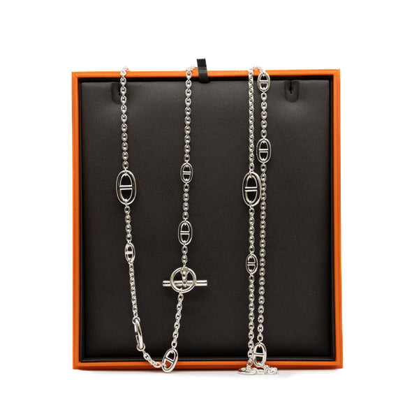 Farandole Sterling Silver Long Necklace 160 - L'UXE LINK