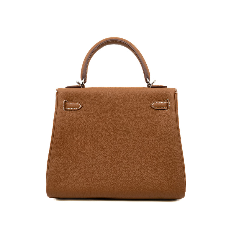 kelly 25cm in gold togo phw B stamp
