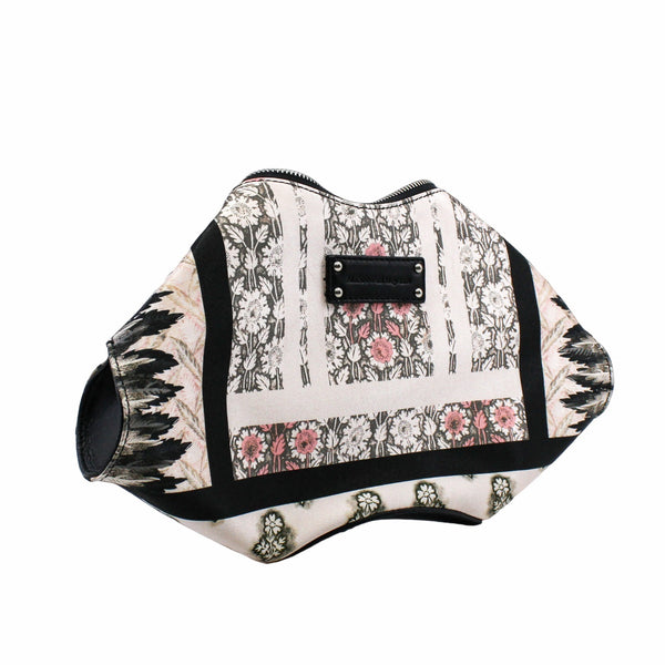 clutch small black&white shw - L'UXE LINK