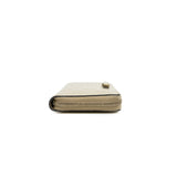 thumbnail long wallet in gg leather gold