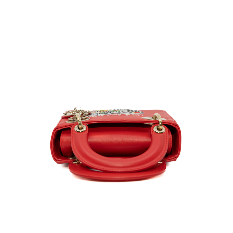 mini dior red color with heart - L'UXE LINK