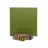 thumbnail GG pink leather belt 75cm