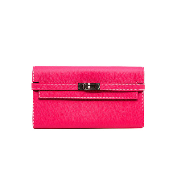 kelly long wallet in epsom E5 phw T stamp