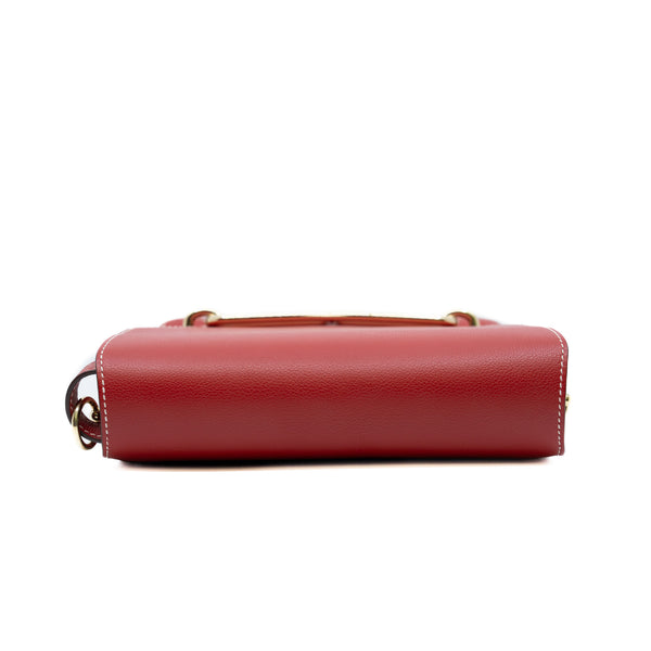 Roulis 24cm in evercolor Leather Red GHW Stamp C – L'UXE LINK