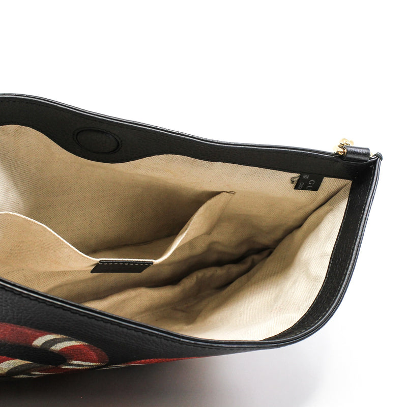shoulder  bag snake print leather ghw - L'UXE LINK