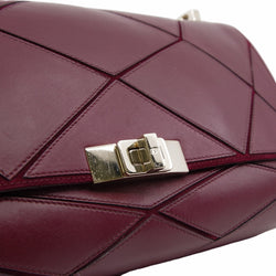 Flap Bag  MM Wine Red - L'UXE LINK