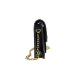 thumbnail Vavin chain Wallet in black leather ghw
