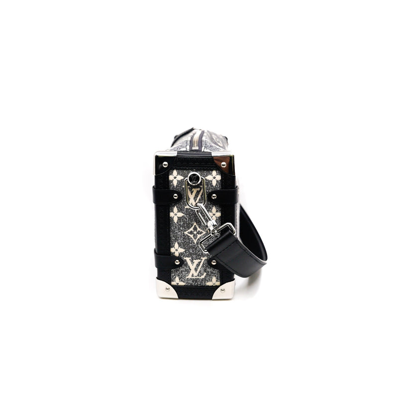 MM side trunk in monogram denim grey phw 2022+