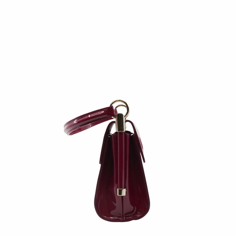 VIV' CARRÉ SHOULDER BAG SMALL LEATHER PINK - L'UXE LINK
