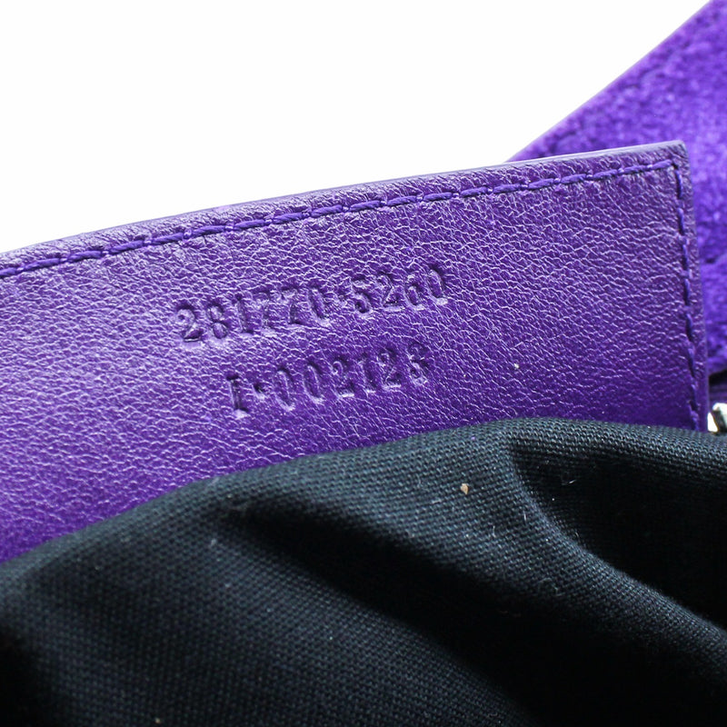city medium  suede purple phw - L'UXE LINK