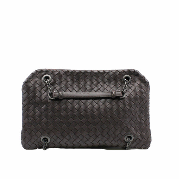 Nero Intrecciato Nappa Chain DUO Bag Black PHW