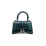 thumbnail XS hourglass in dark green ccd embossed phw
