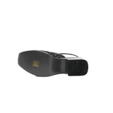 thumbnail quilted cc platform sandals in black lambskin/patent #38