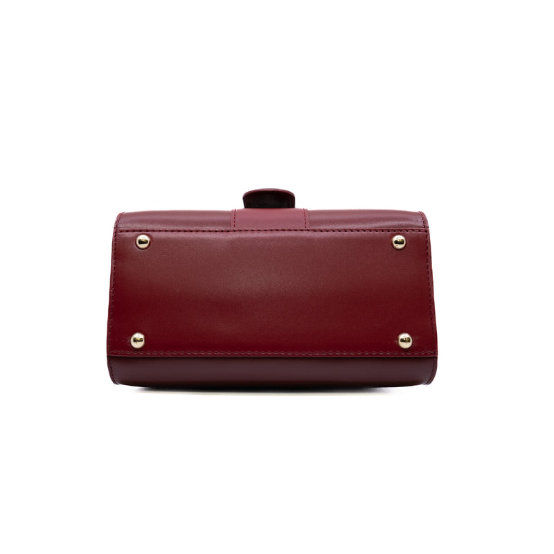 mini brillant in red calfskin ghw