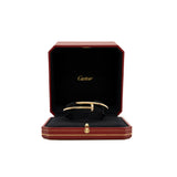 thumbnail Classic model Juste un Clou bracelet with diamonds in 18k yg size 17 #817xxx