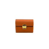 thumbnail Charniere Compact wallet in gold ghw k stamp
