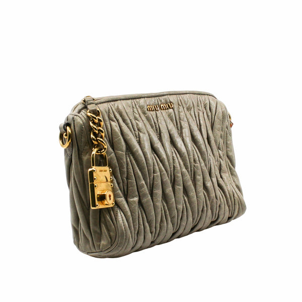 Pochette  Leather grey