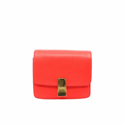 box small goat leather orange red ghw