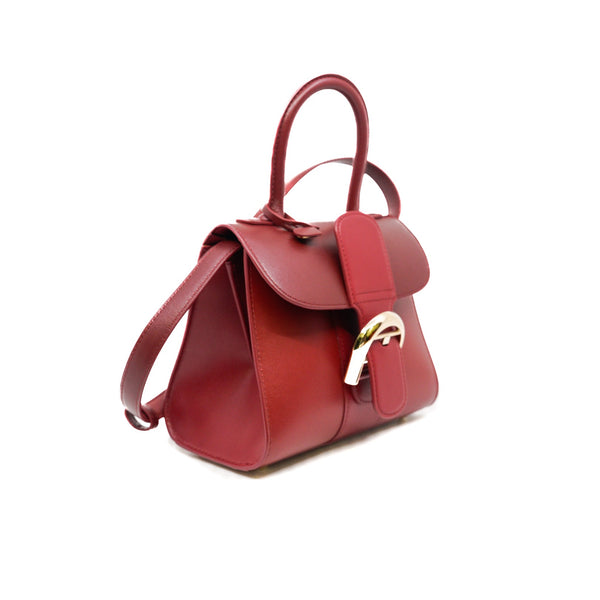 mini brillant red calfskin ghw