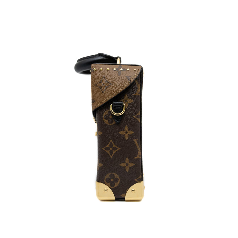 Camera Box Monogram Reverse Canvas Handbag GHW With Strap