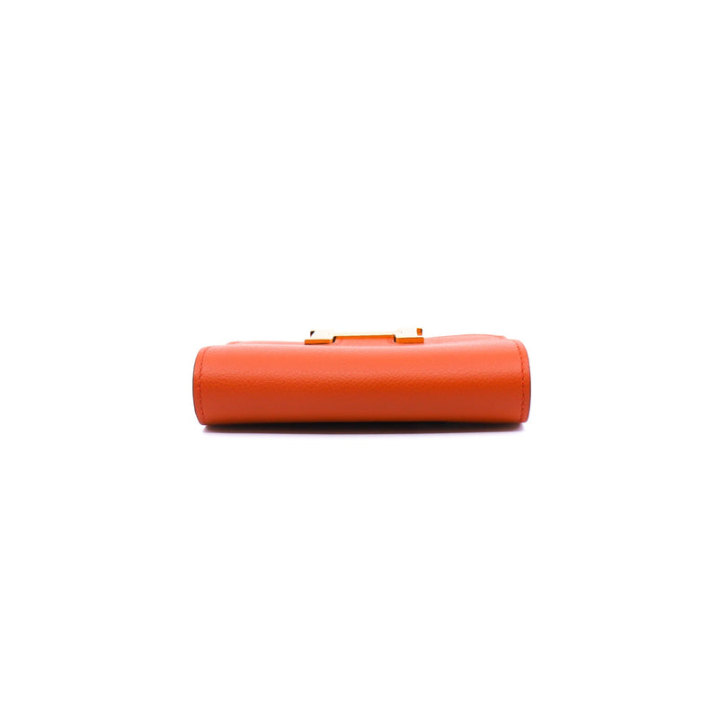 constance slim AG orange capucine inside evercolor ghw  z stamp - L'UXE LINK