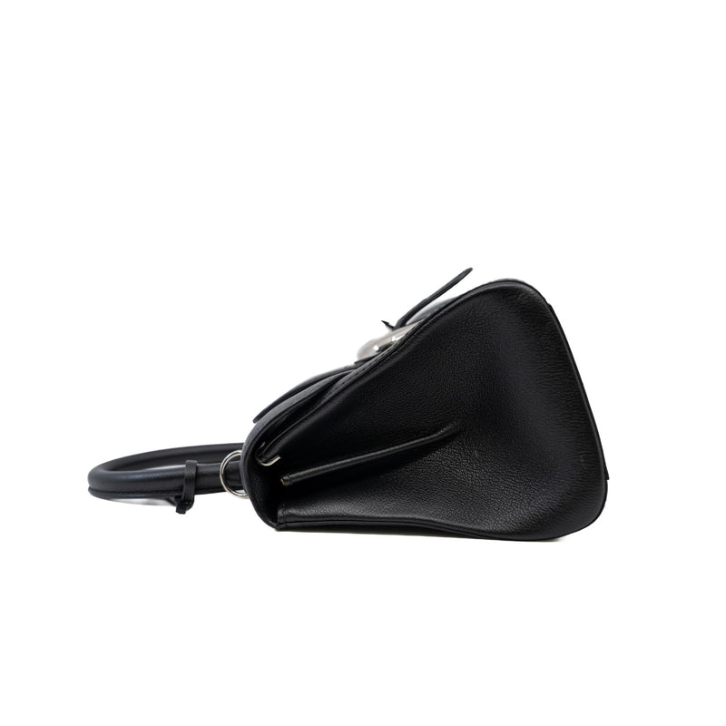 mini Brilliant Crossbody Bag in calfskin black phw