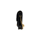 thumbnail Vavin chain Wallet in black leather ghw