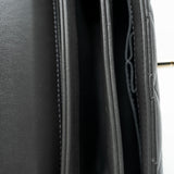 thumbnail Medium Top Handle trandy cc in dark grey lambskin rghw seri 30