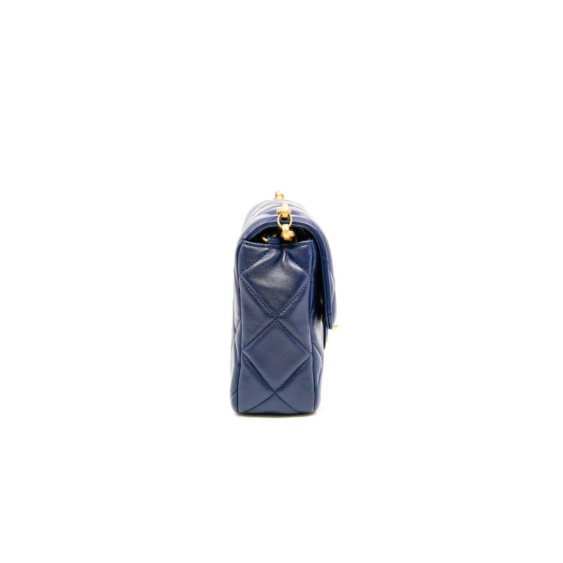 mini square cf in lambskin navy ghw #U0N7XXXX