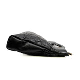 thumbnail Medium 31 bag in Black Shiny Quilted Calfskin Shopping Bag GHW Seri 28