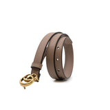 thumbnail GG pink leather belt 75cm