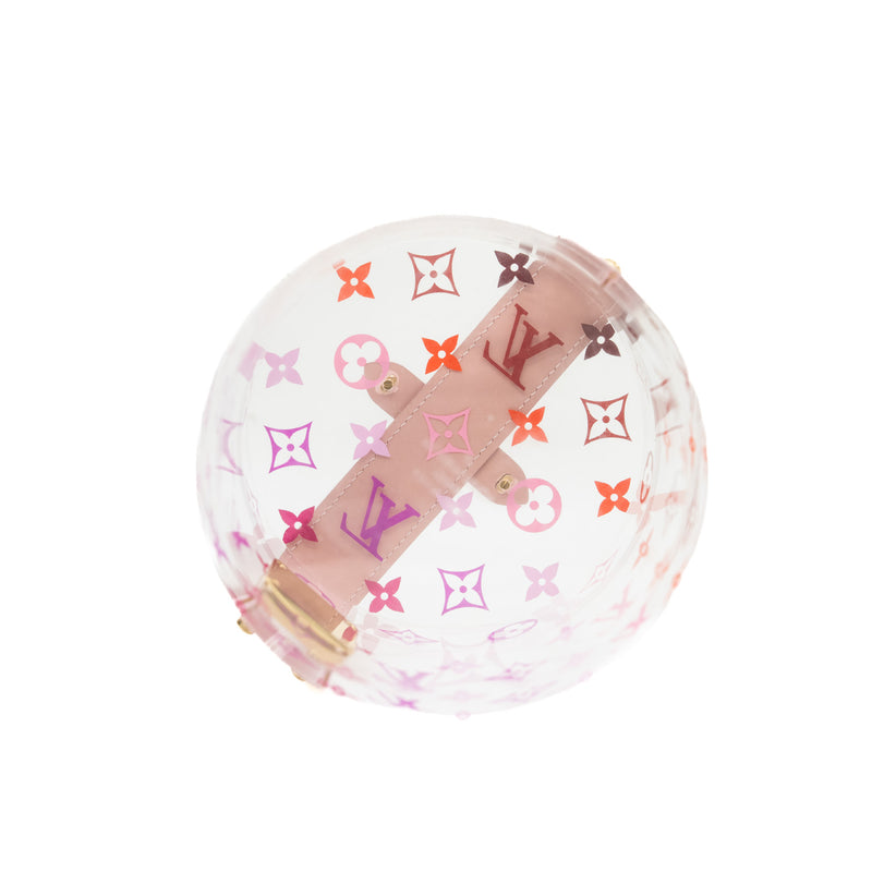 transparent box in plexiglass rose monogram ghw
