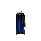 thumbnail medium dionysus blooms in GG/bright blue suede ruthenium phw