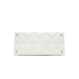 thumbnail cf style with top handle in caviar white ghw #NUN0XXXX