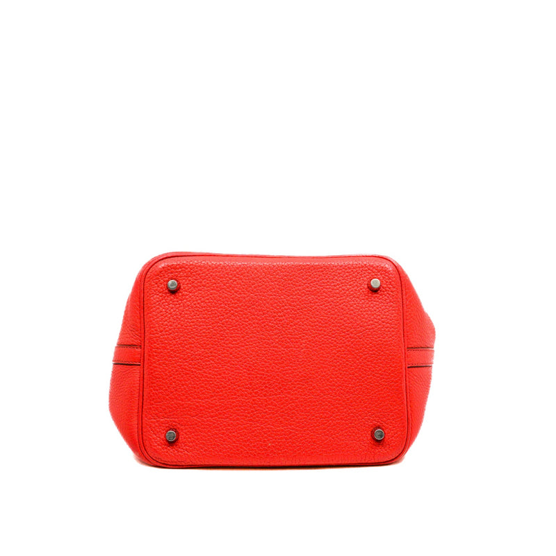 picotin 22cm in tc leather T5 Rose Jaipur  phw R stamp
