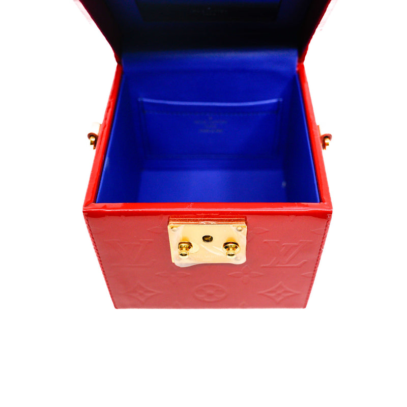 box patent red monogram rrp4000+