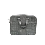 thumbnail intrecciato man's massager bag in dark green phw