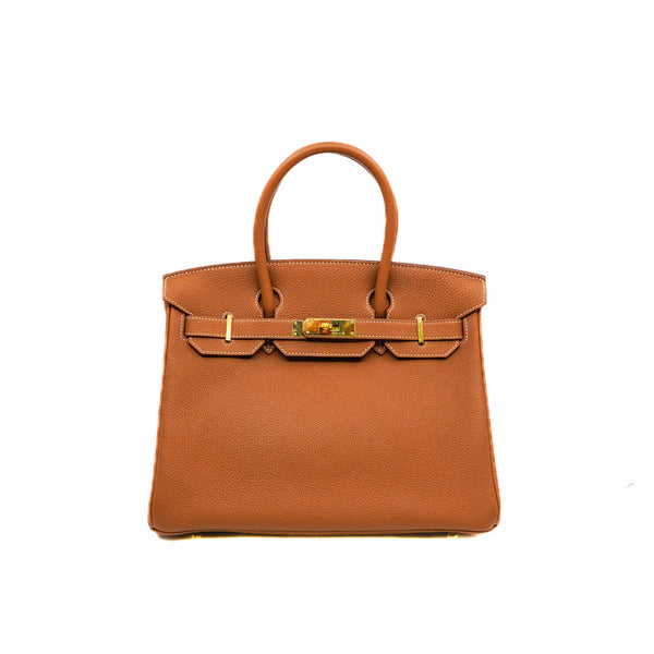 birkin 30 in togo gold ghw A stamp
