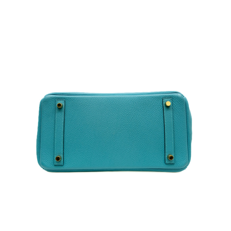 birkin 30 in togo 7Q Mykonos ghw R stamp - L'UXE LINK