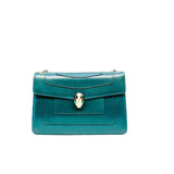 thumbnail medium serpenti in calfskin green ghw