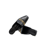thumbnail black flat sandal #37