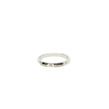 thumbnail true band ring with Diamonds phw #8.5