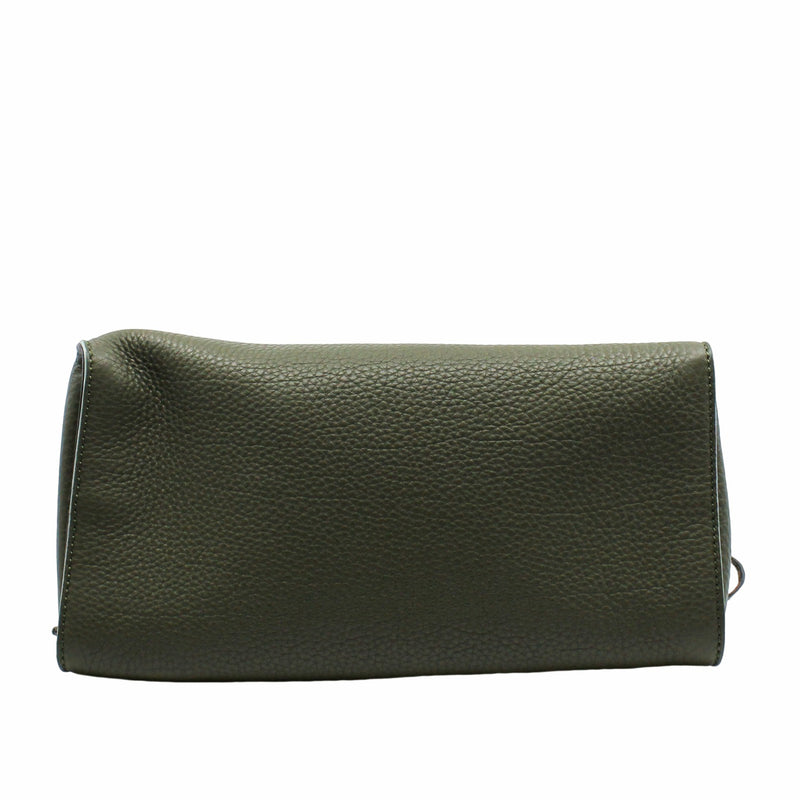 fendi lei boston bag medium  leather grey green phw - L'UXE LINK